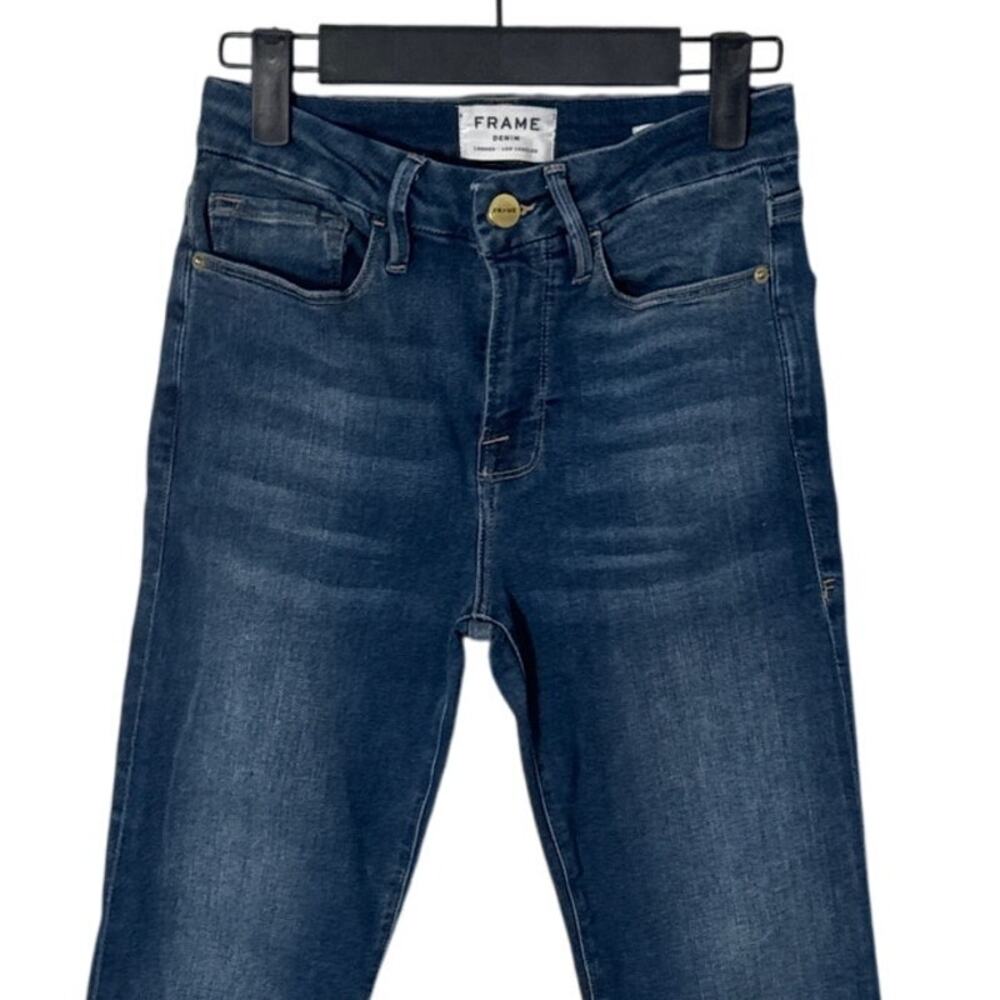 FRAME Denim Le Crop Mini Boot Jeans in Westcliff Medium Wash‎ Size 26 - Picture 11 of 15